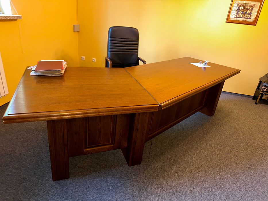 Biurko dębowe duże