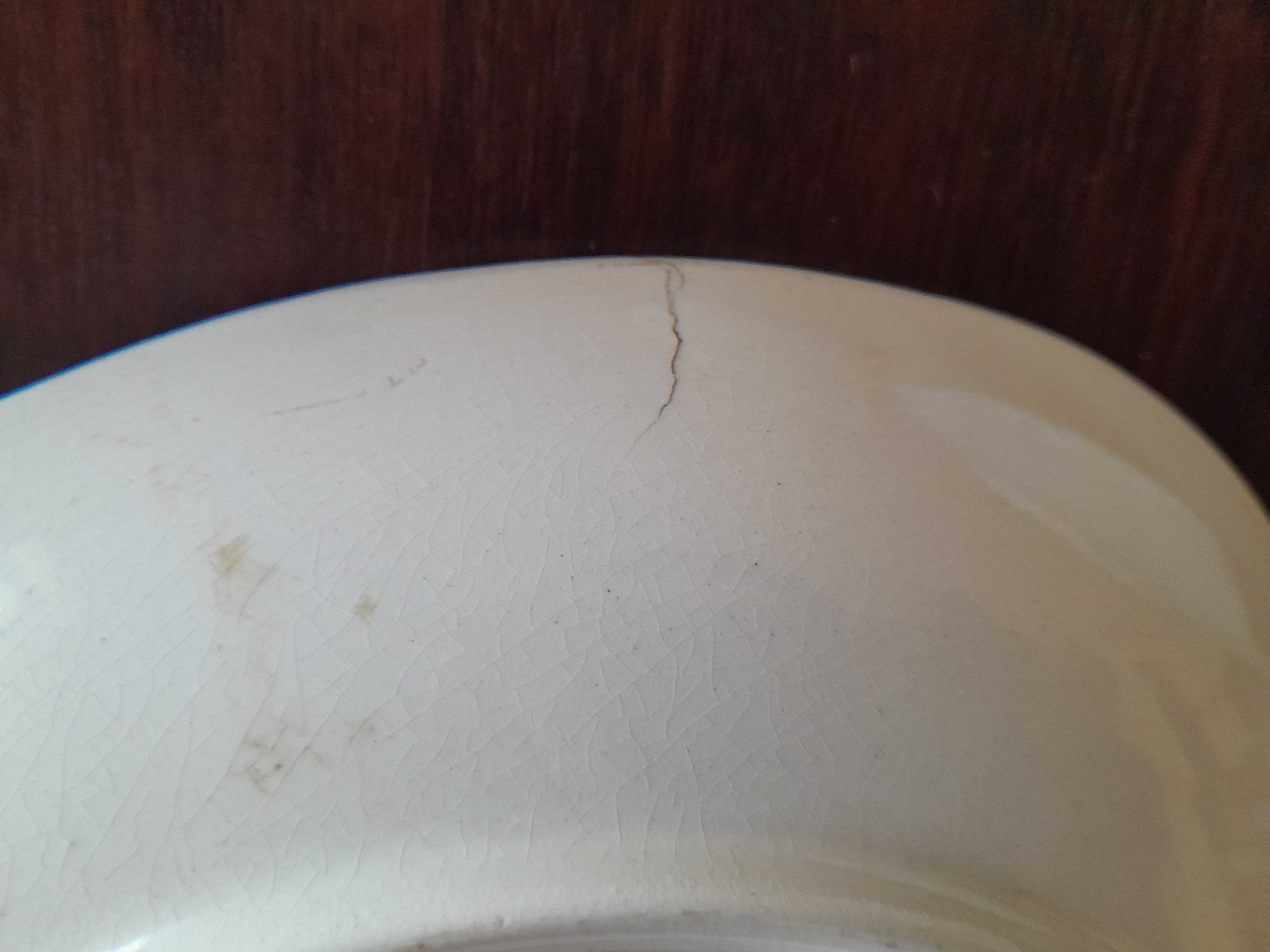 Talerz z dziurką PRL, 6 szt. Pikasiak, Włocławek