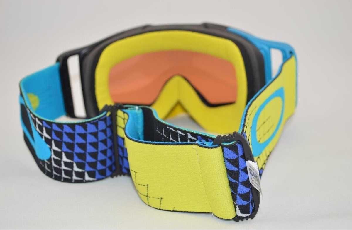 Gogle Oakley Front Line MX Dissolve Yellow Blue PRIZM Sapphire atv dh