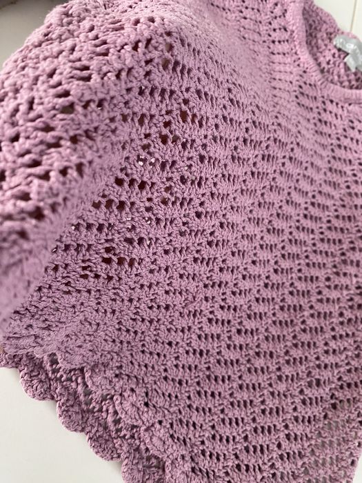 Ażurowy swetetek Name It 86 bawełniany