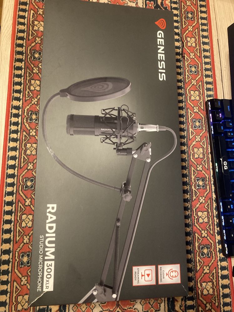 Mikrofon Genesis RADIUM 300XLR gamingowy