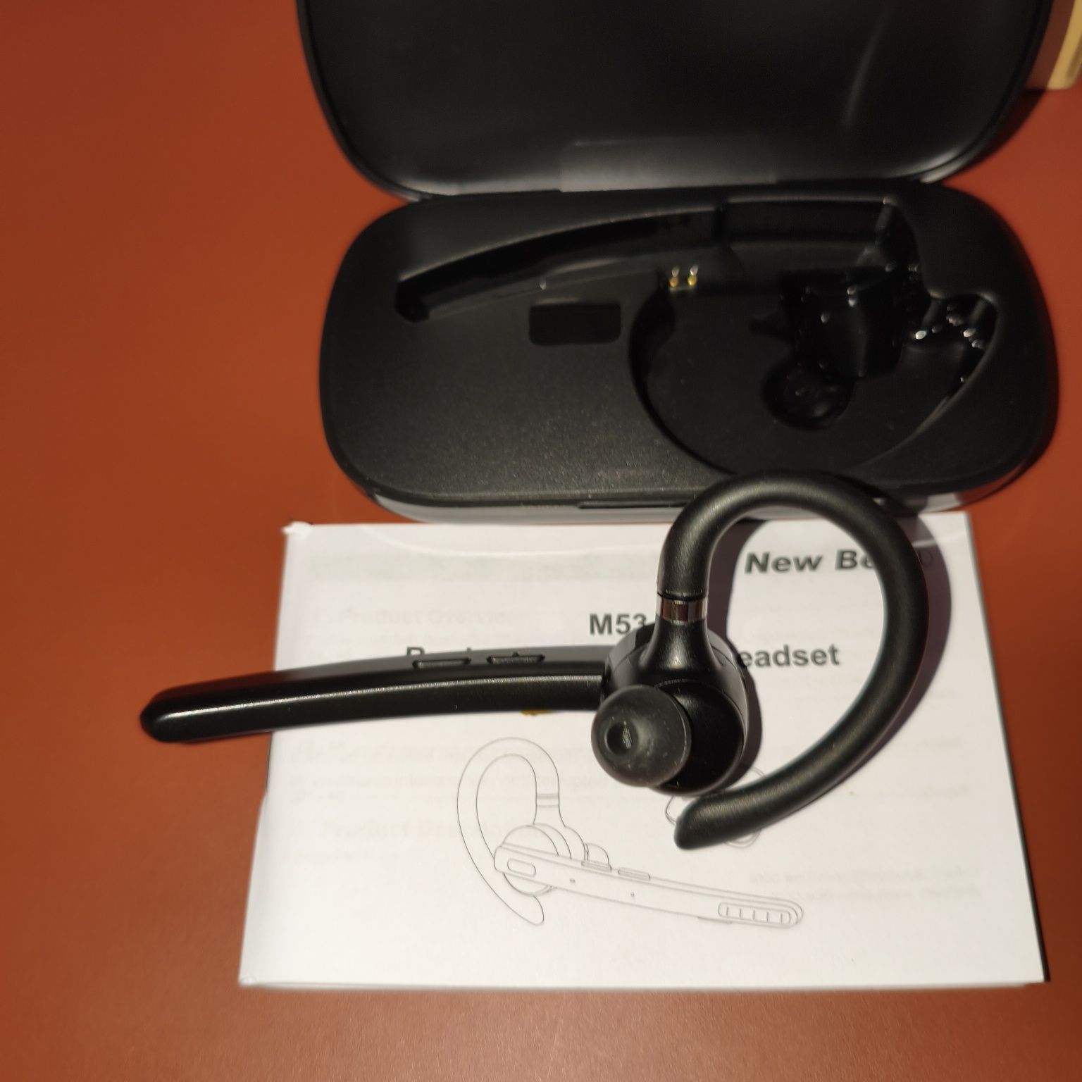 Bluetooth-гарнітура New Bee M53 з мікрофоном підвищеної чутливості