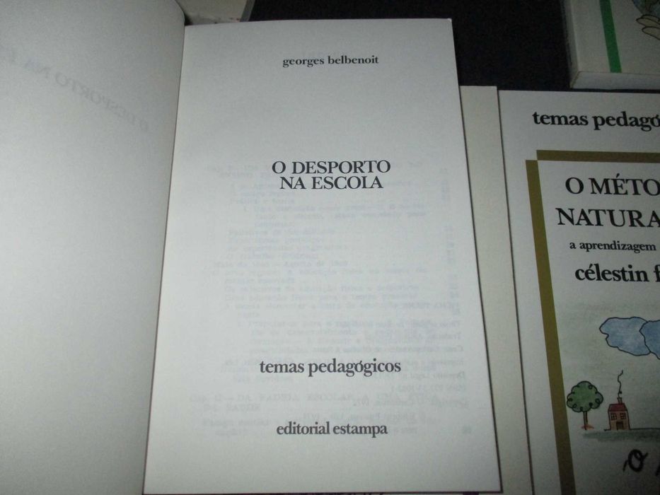 Livros Colecção Temas Pedagógicos Estampa