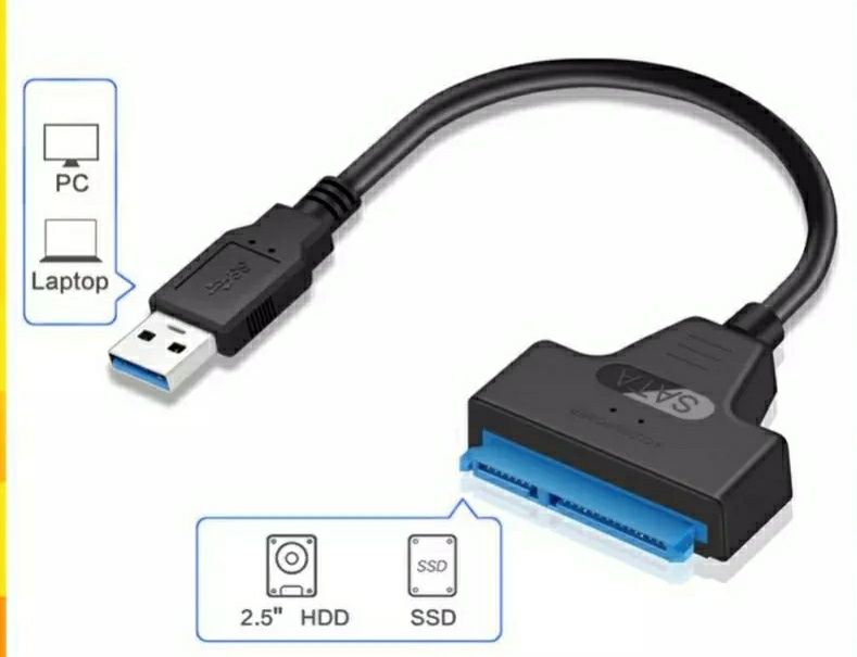 Перехідник USB 3.0 - SATA 2.5 для жорсткого диска HDD SSD