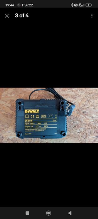 Зарядне девольт DeWalt 230в 115/1104,116,118