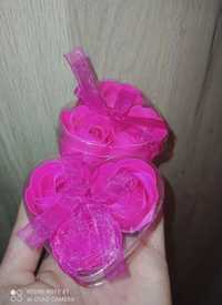 Mydełko róże do kąpieli zestaw modelek prezent
