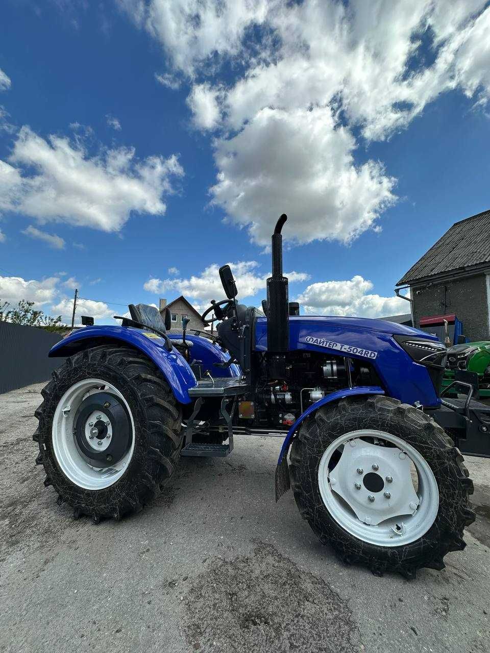 Мінітрактор Файтер RD-504 LUX 50 к.с,4 ц .реверс,примус.Доставка Обмін