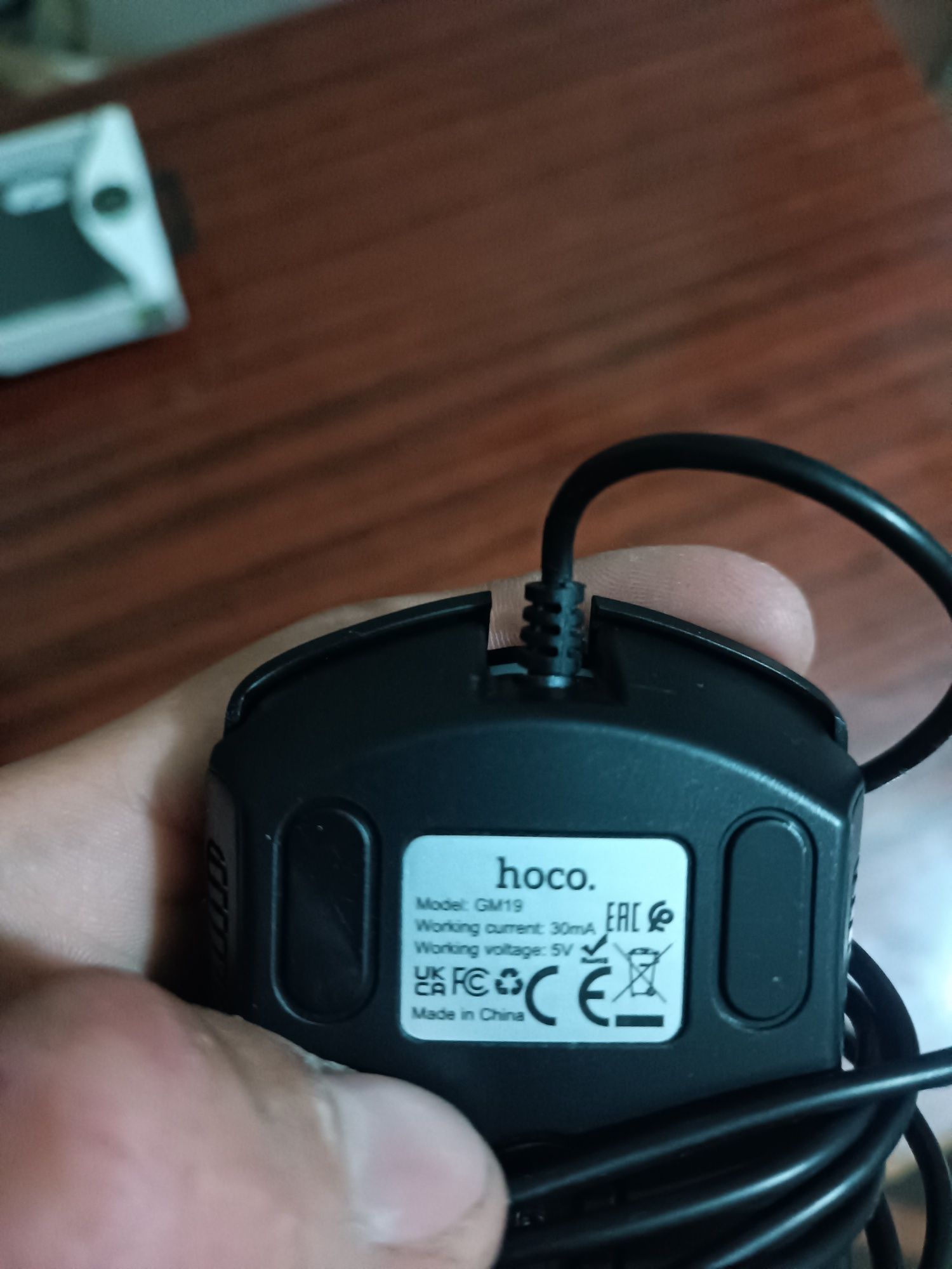 Ігрова мишка з RGB підсвіткою hoco gm19