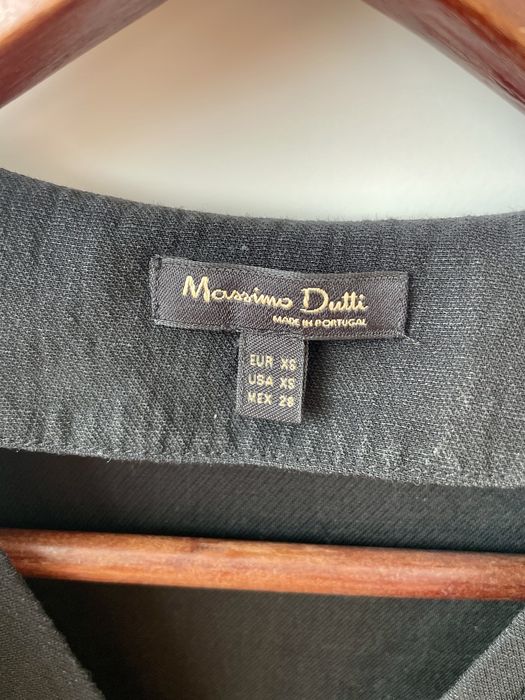 Massimo Dutti sukienka mała czarna
