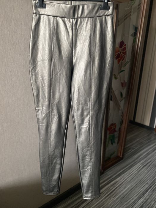 Брюки лосины эко кожа