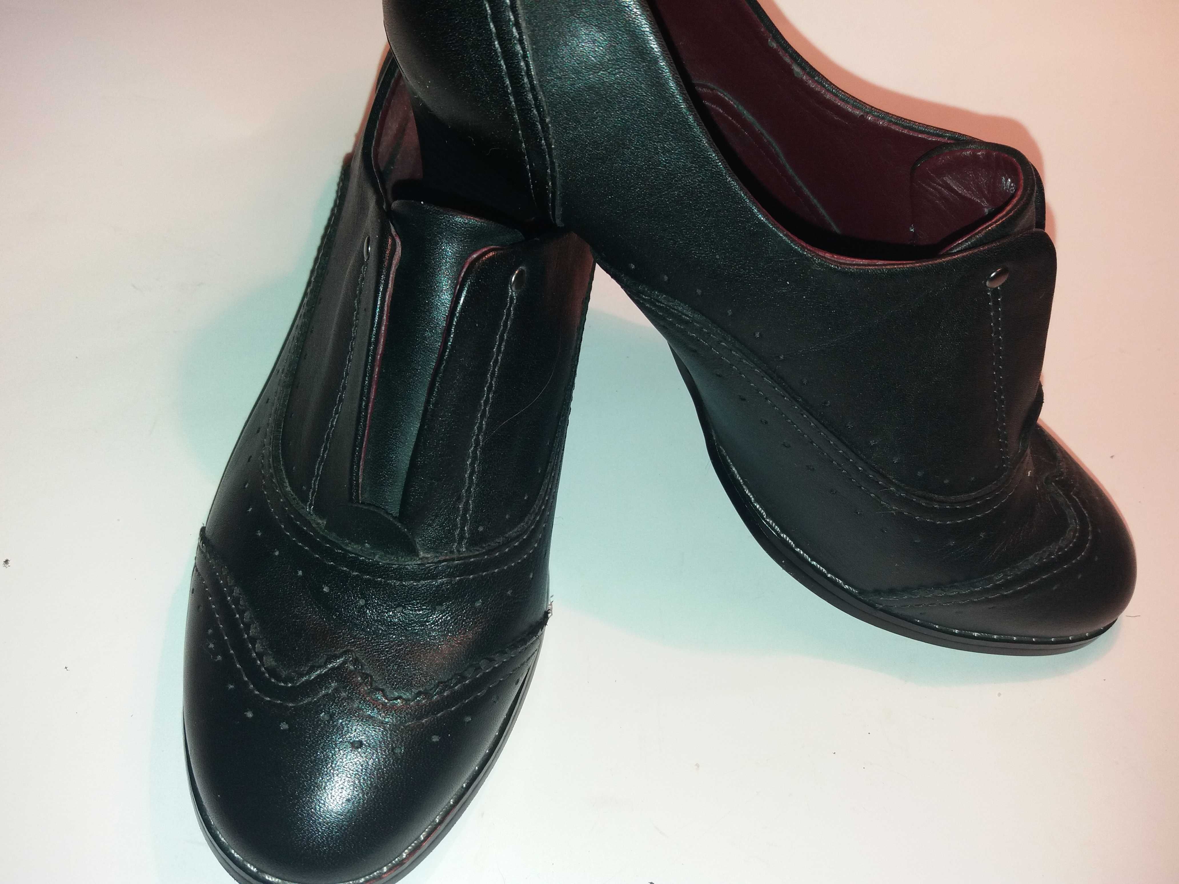 Туфли - броги женские m&s 4р.(37) footglove кожа