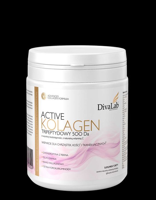 Tripeptydy kolagenu wołowego 500 Da z naturalną witaminą C