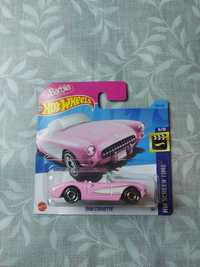 Hot Wheels 1956 Corvette w kolorach Barbie