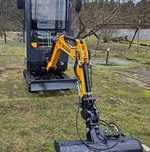 Usługi minikoparką. Roboty ziemne.