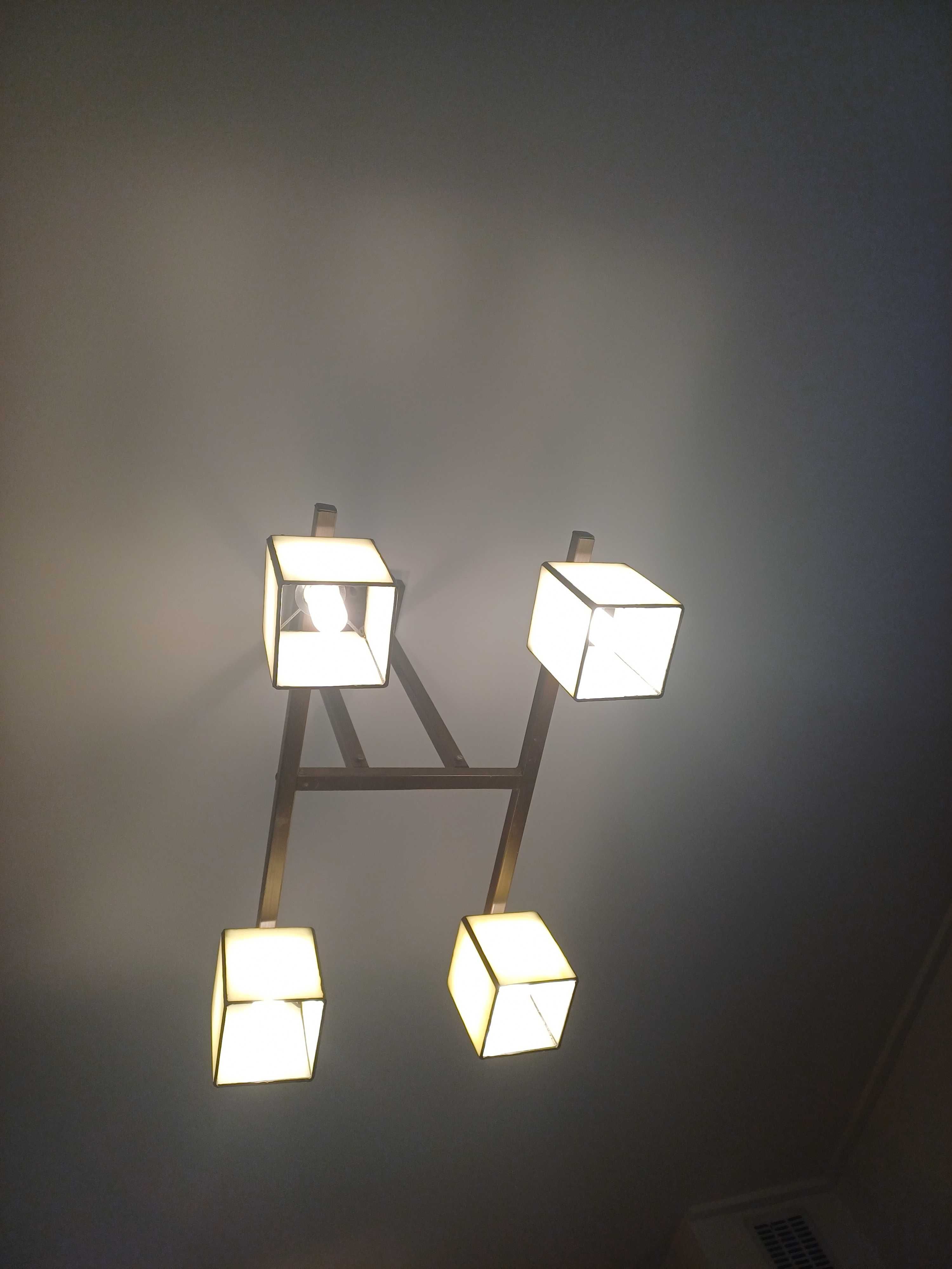LAMPA witrażowa 4 klosze lampy z witrażami Lampy są jak nowe WYSYŁKA