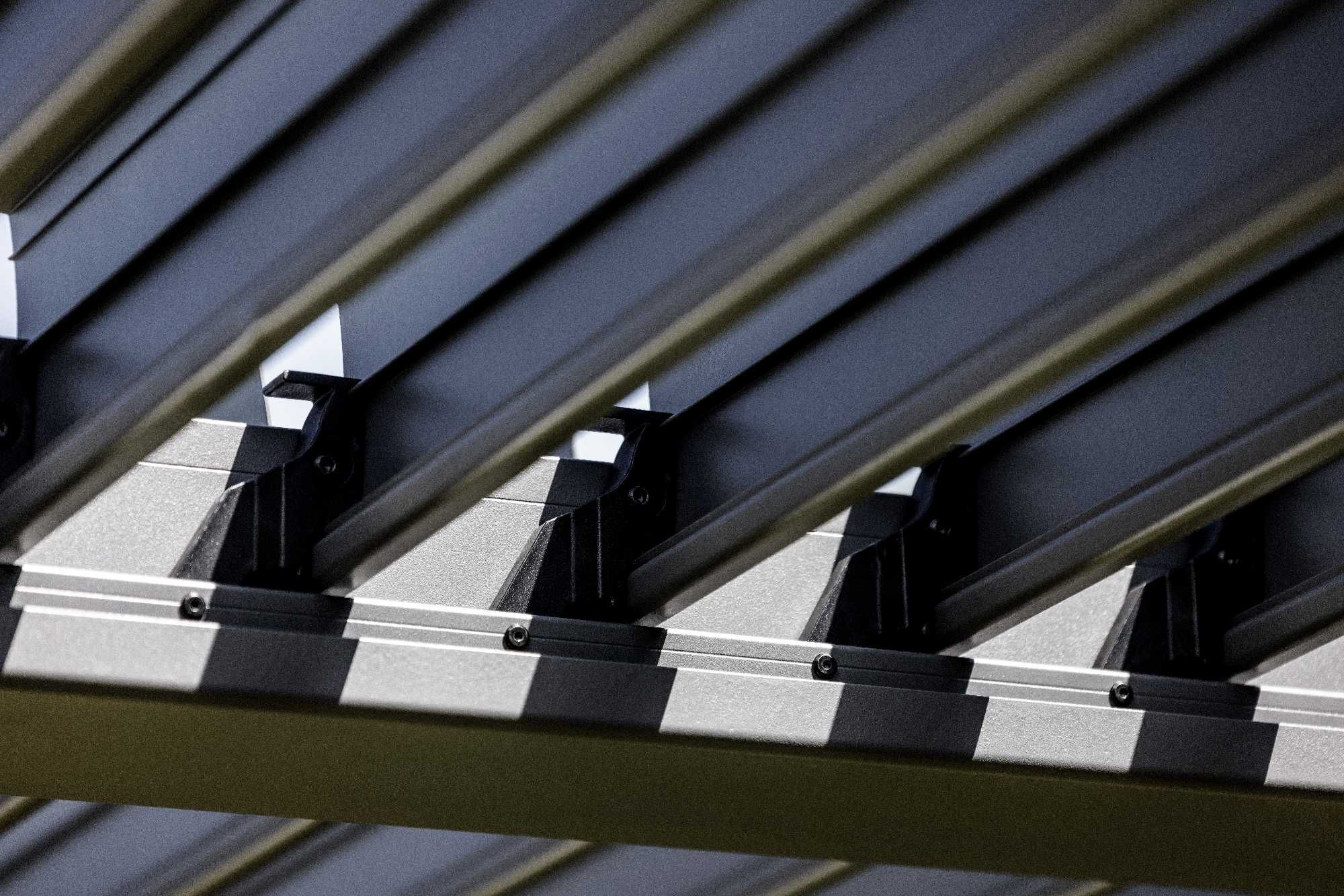 PERGOLA Ogrodowa Tarasowa aluminiowa 3x3m, panele zaciemniające