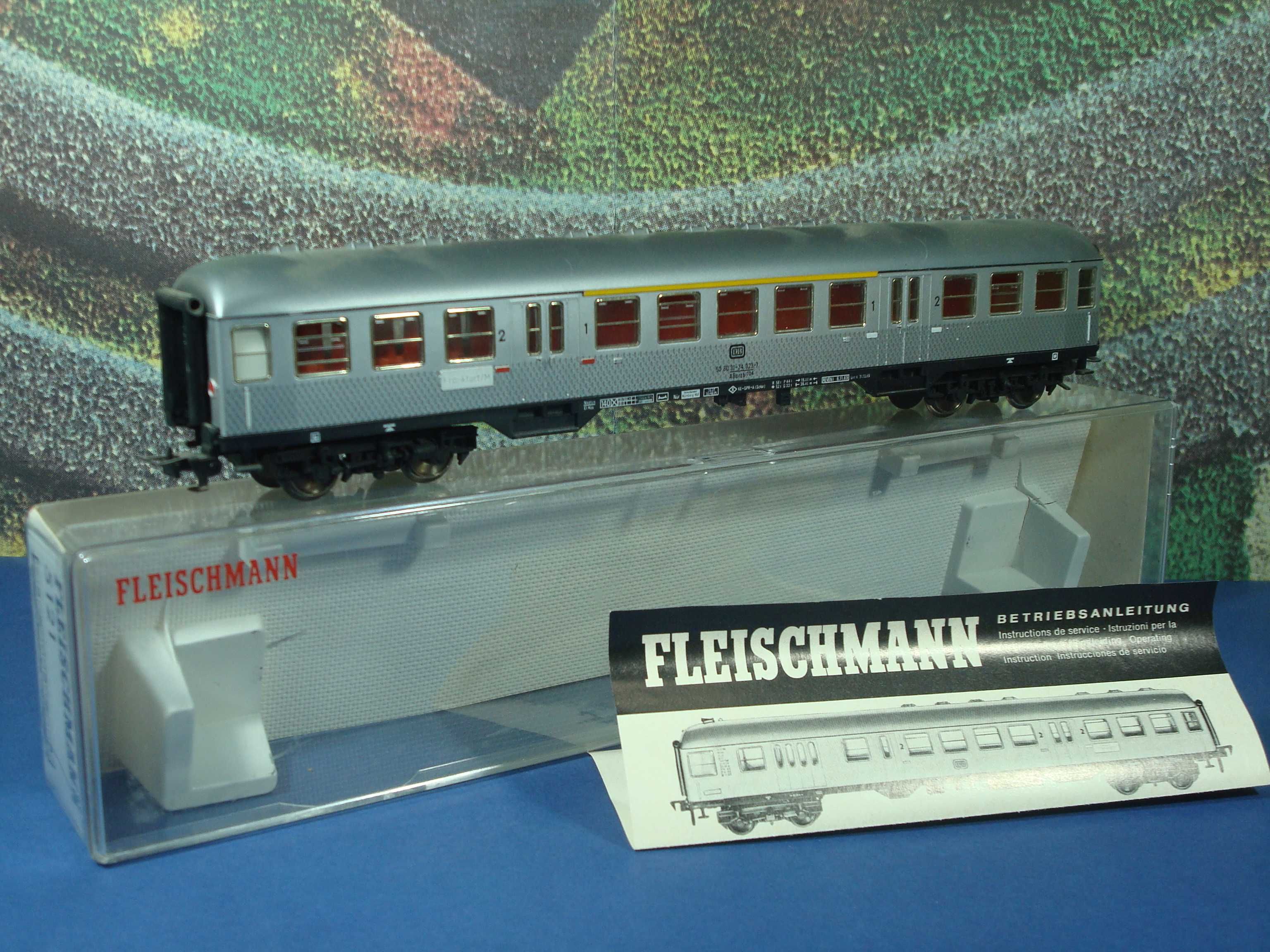 Fleischmann H0 5121 - Carruagem 1ª/2ª Classe "Silberling" "DB"/ Usado