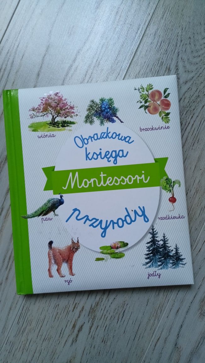 Montessori Obrazkowa Księga Przyrody jak NOWA