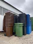 Pojemniki kosz kubeł śmietnik na odpady śmieci 240l segregacja bio eko