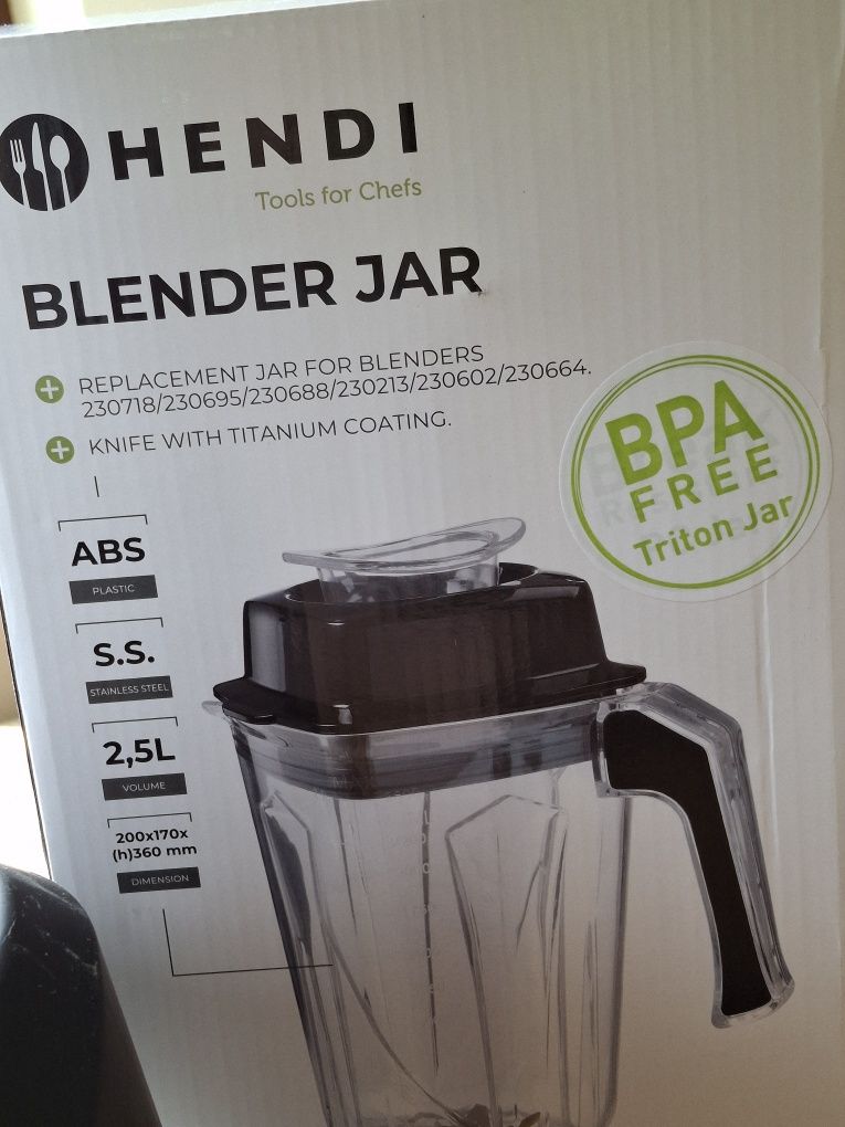 Blender kielichowy Hendi z nowym dzbankiem