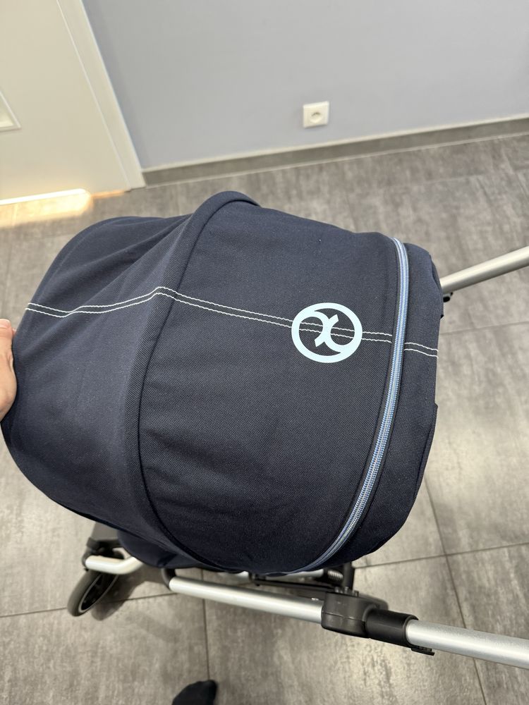 Wozek spacerowy cybex eezy s twist plus 2 ocean blue srebrna rama