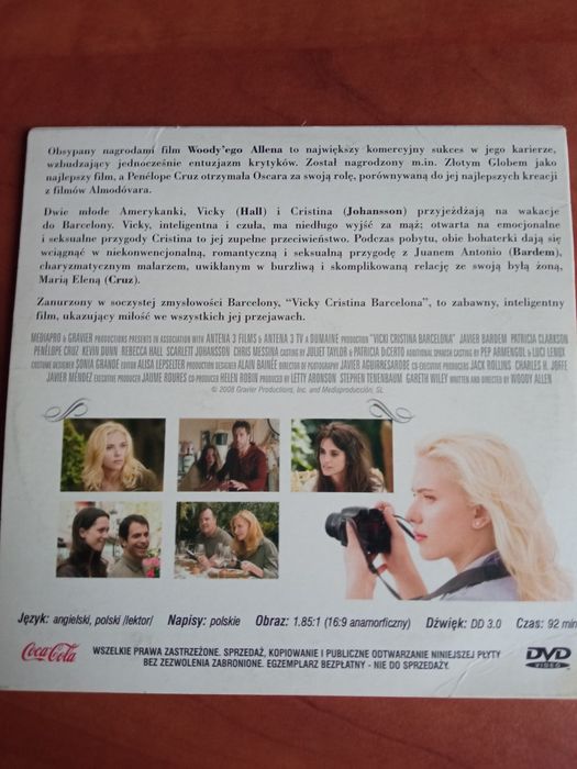 Vicky Cristina Barcelona DVD