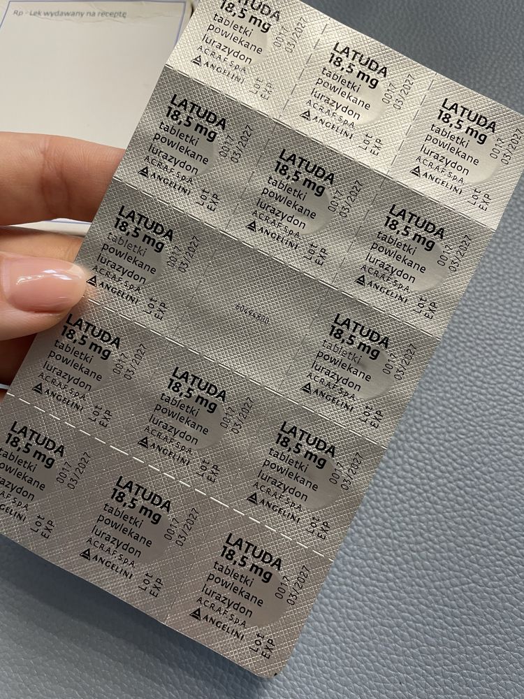 LATUDA латуда lurasidone луразидон 18,5 mg (20mg)