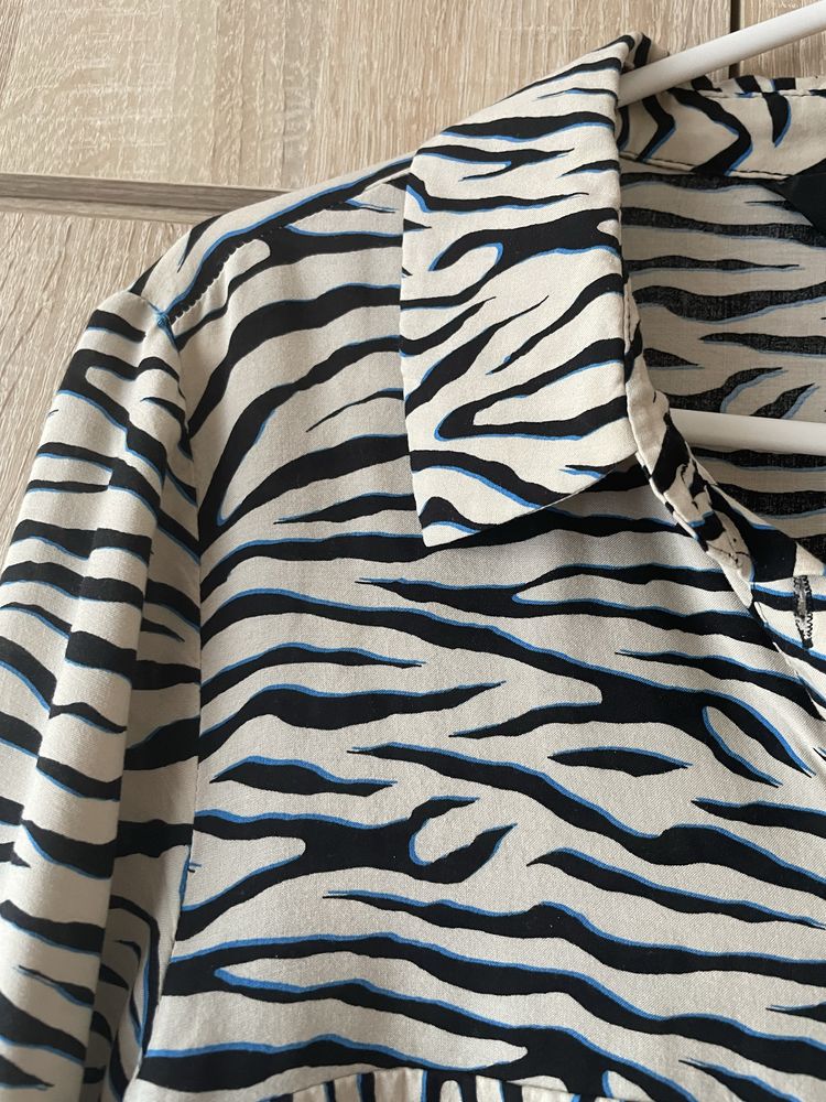 F&F  koszula zebra r.S