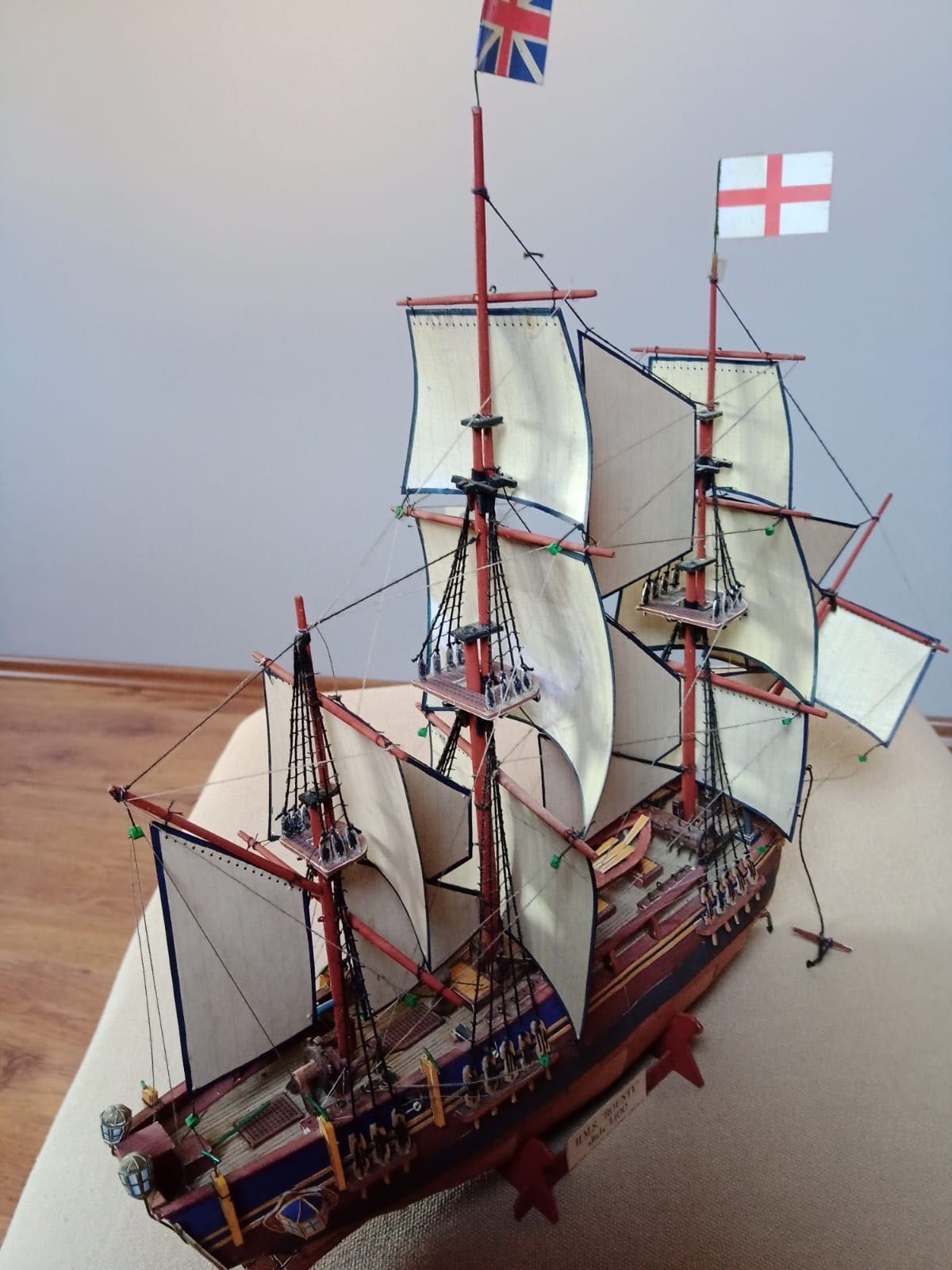 Model okrętu żaglowego HMS Bounty