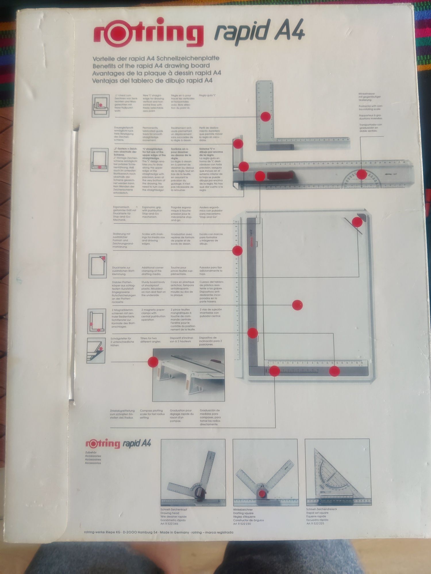 Deska tablica kreślarska - Rotring Rapid A4