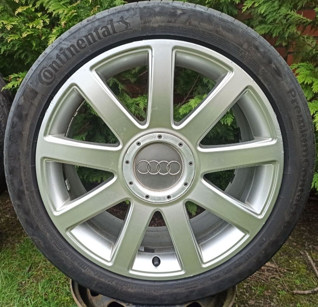 Felgi Oryginał Audi A4 A6 A8 8Jx18 ET43 5x112 opony lato 245/40R18