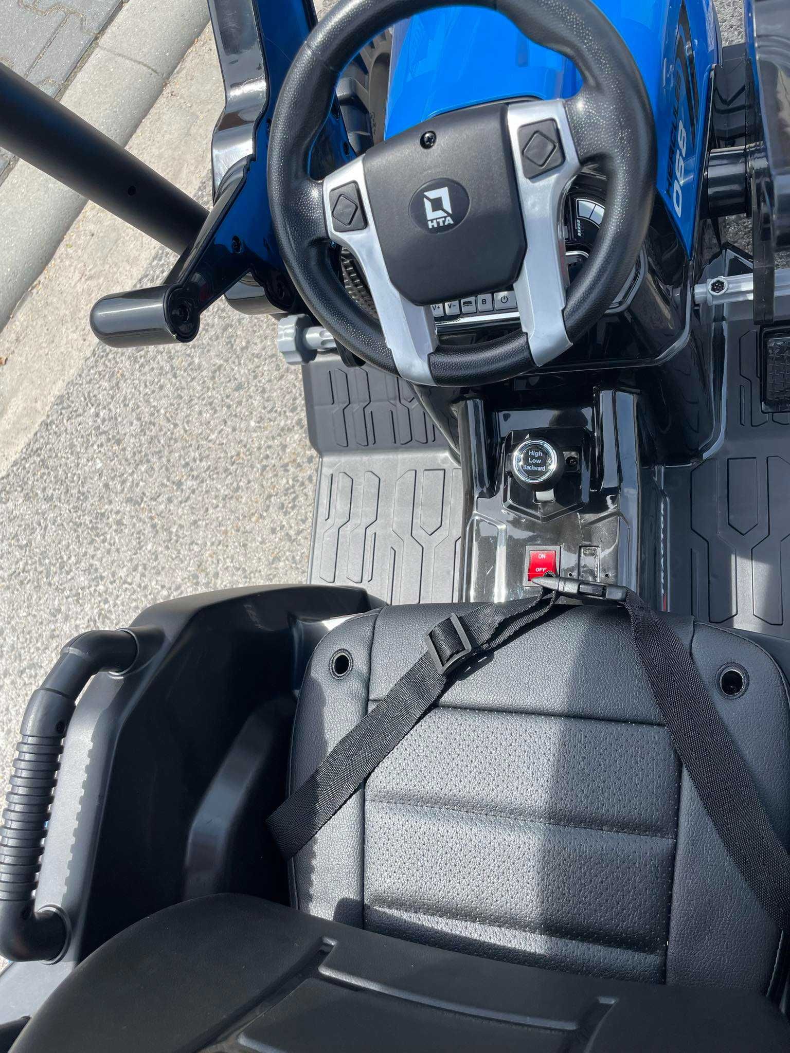 NOWA Koparka na akumulator DUŻY Traktor z przyczepą dla dzieci 24V