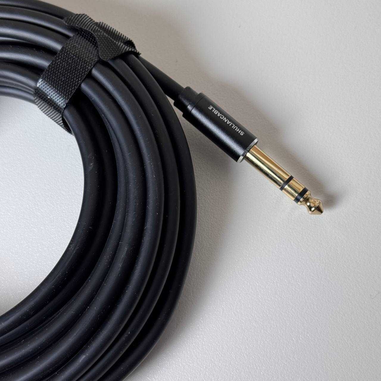 Кабель Shuliancable TRS 6.35 мм – XLR (male) 3-pin, 10 м (балансний)