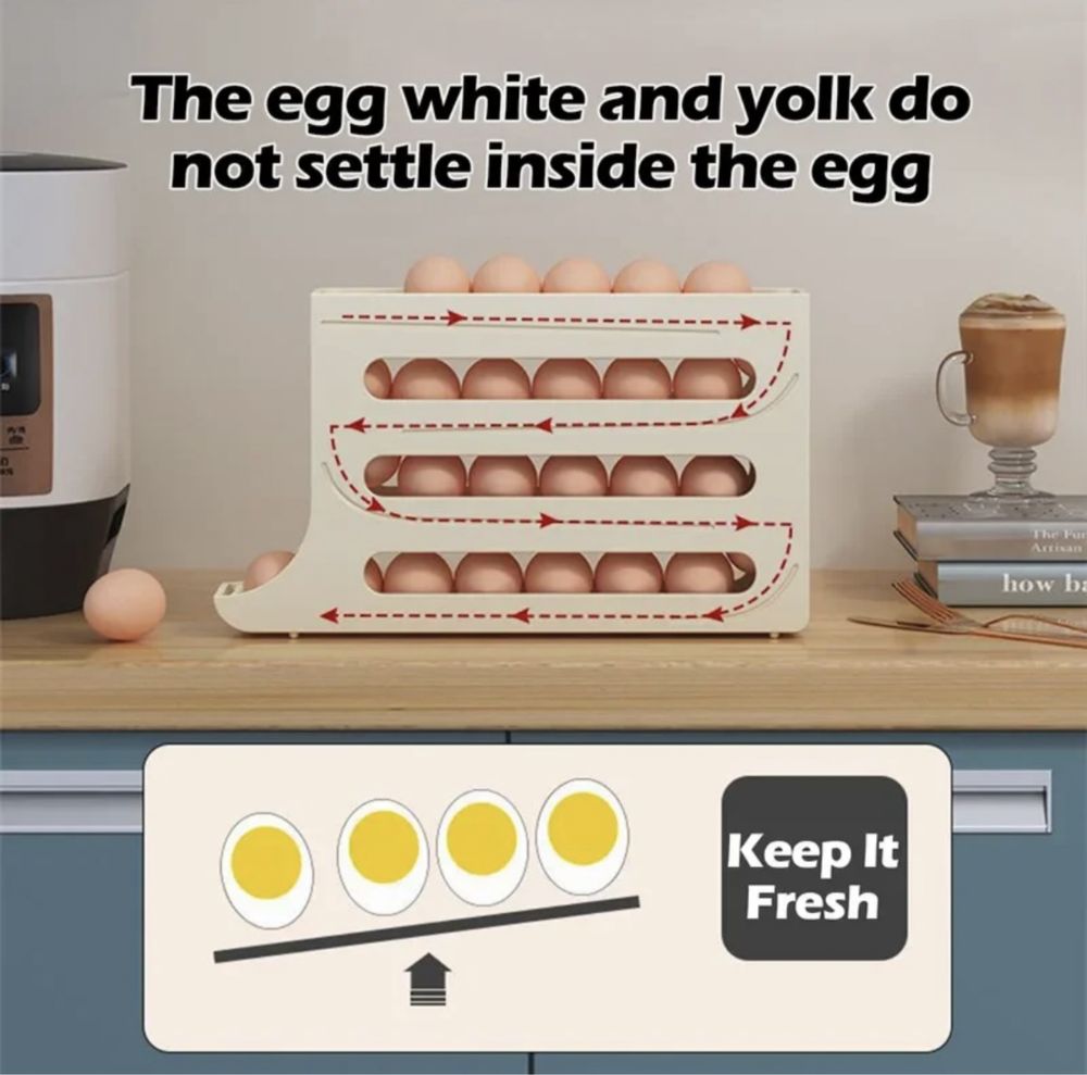 Лоток, підставка для зберігання яєць у холодильнику.