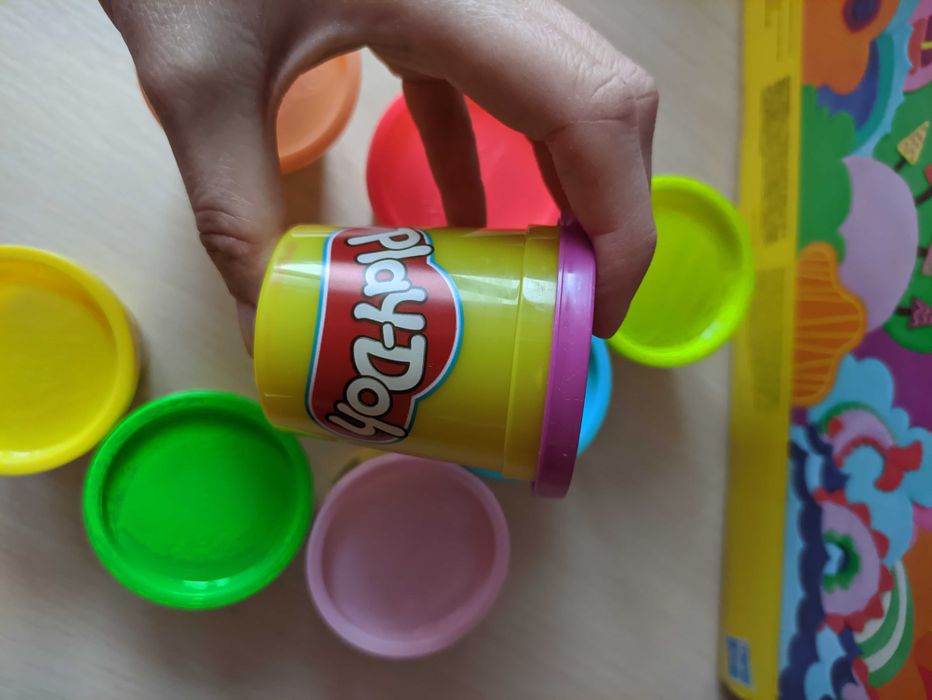 Безпечний пластилін 8 кольорів м'який кольоровий пластилін