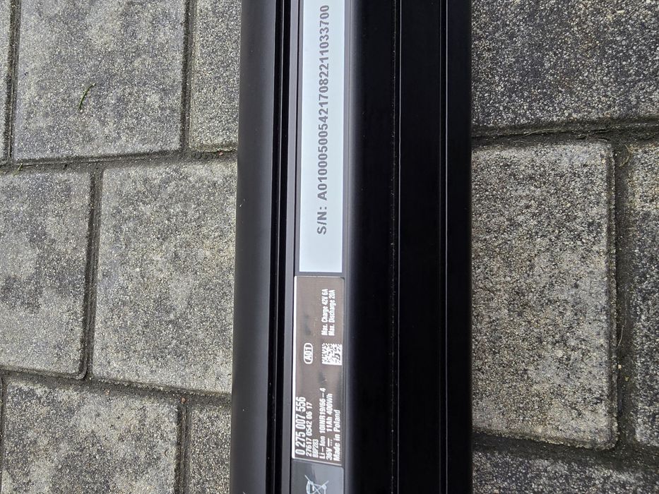 Bateria Akumulator BOSCH POWERTUBE 400Wh pionowa 28 cykli 100% sprawno