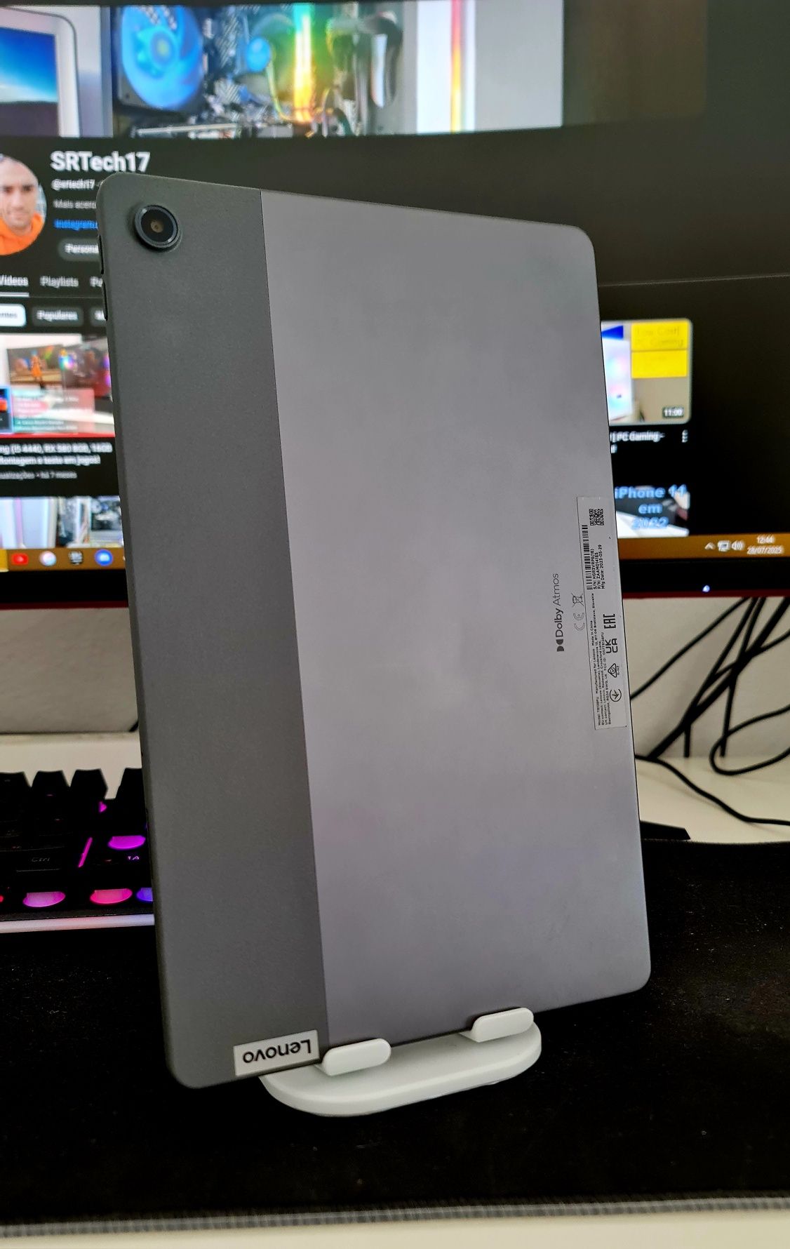 Troco p/ Nintendo Switch - Lenovo M10 Plus (2023) 4Gb/ 128GB