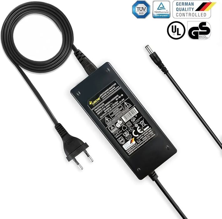 LEICKE Ładowarka do skuterów elektrycznych 42 V/36 V, 2 A, 84 W