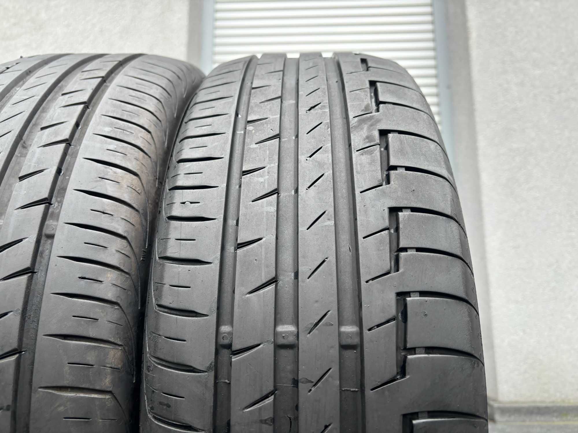 2szt letnie 205/60r16 Continental 6,2mm 2021r świetny stan! L6097 gwar