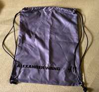 Szary worek plecak bag ALEXANDER WANG X H&M