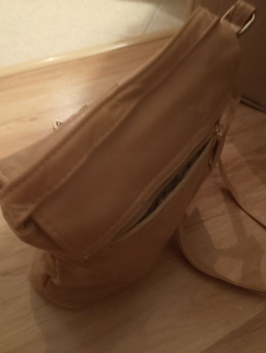 Nowa torebka cross body inspiracja YSL jasny brąz