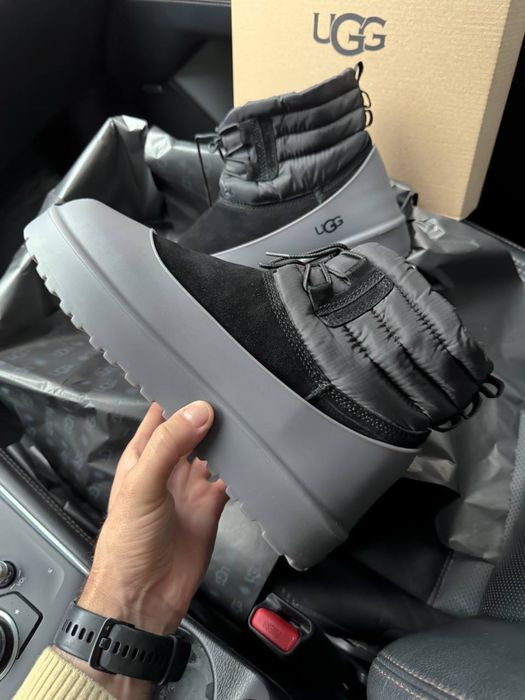 Чоловічі угі черевики UGG чорні замшеві