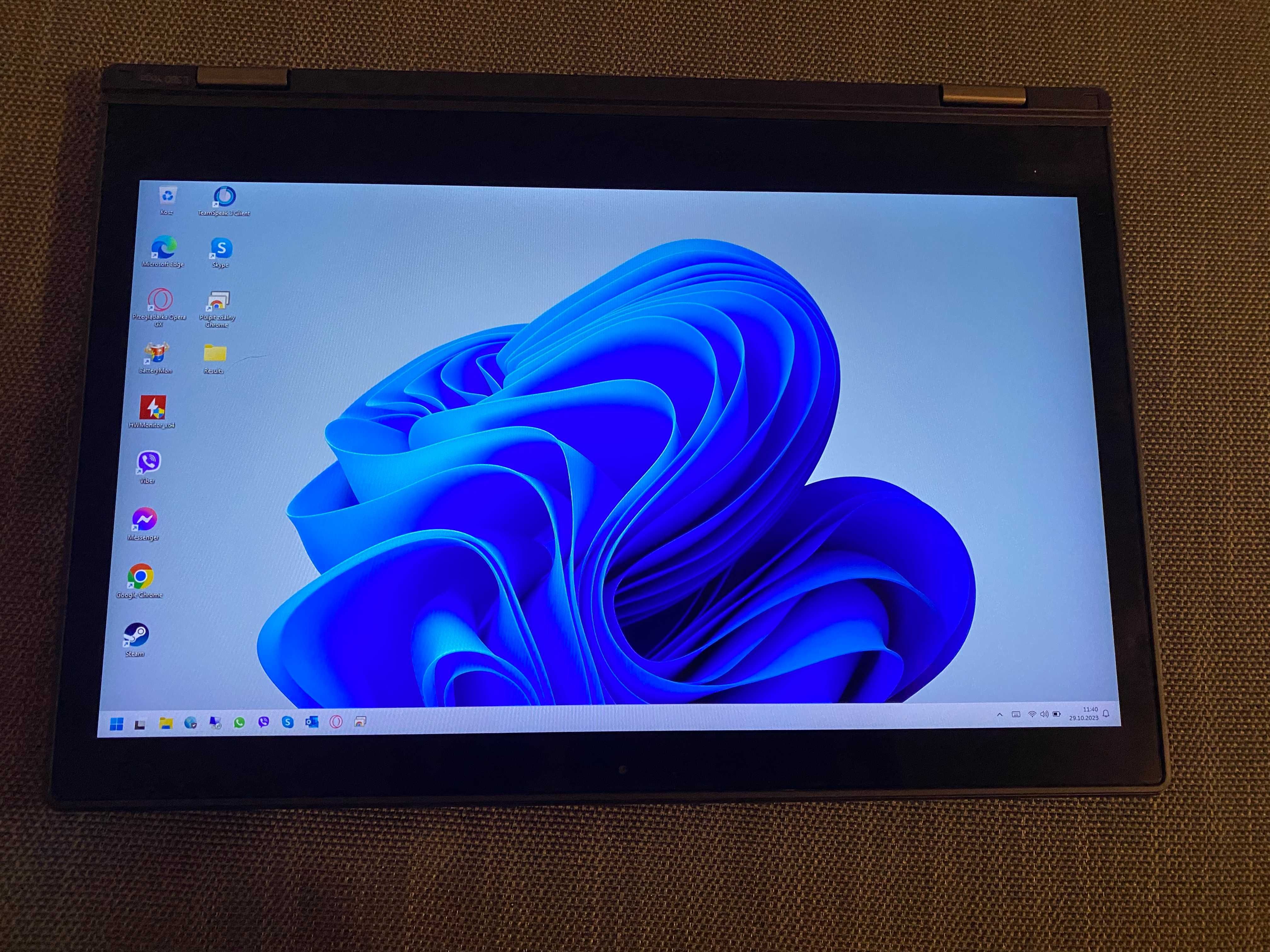 Laptop 2w1 Lenovo Thinkpad Yoga L380 Dotykowy i5 8gen 16GB RAM