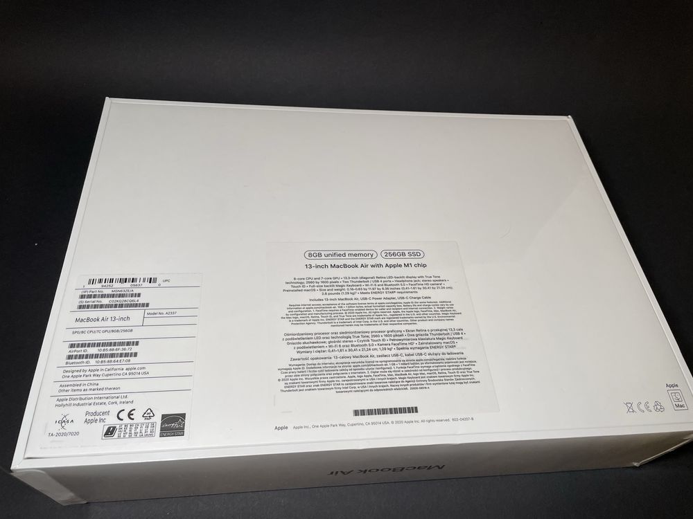 MacBook air M1 chip