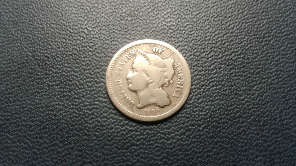 USA 3 centy 1866