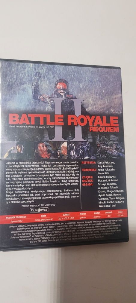 Battle Royale Requiem płyta DVD