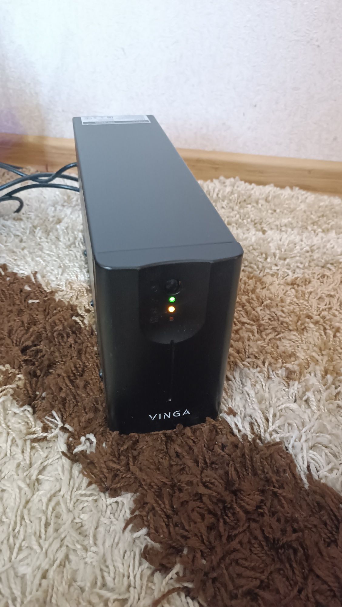 ИБП Vinga LED 600VA Shuko Metal Case (VPE-600M)