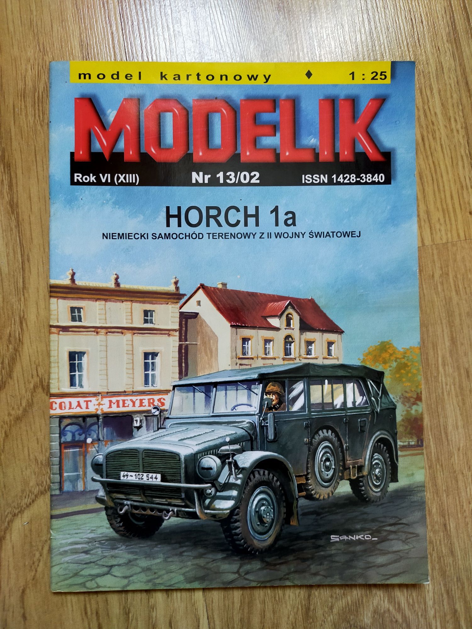 Model kartonowy MODELIK Horch 1a 1:24