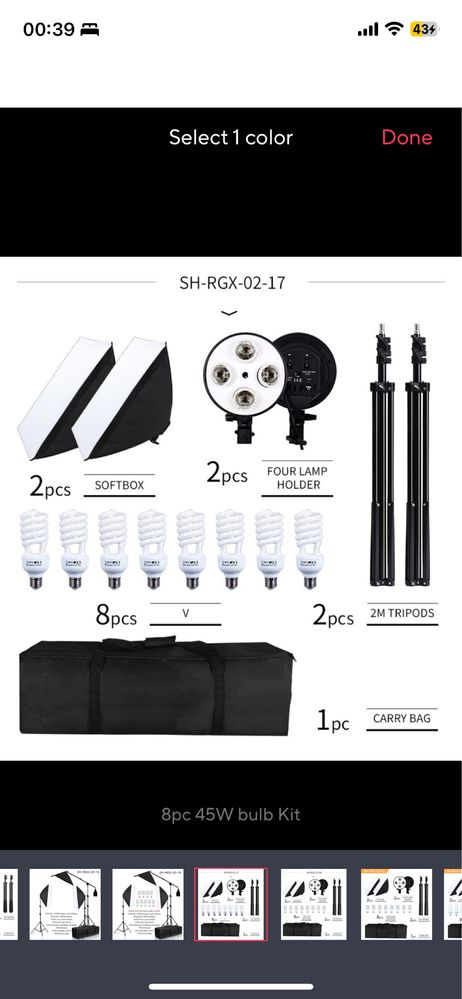 2 kit Softbox com saco