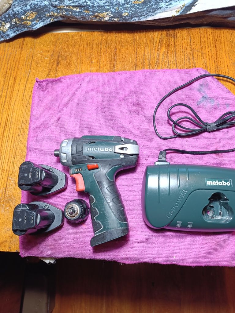 Шуруповерт Metabo Power Max BS Оригінал